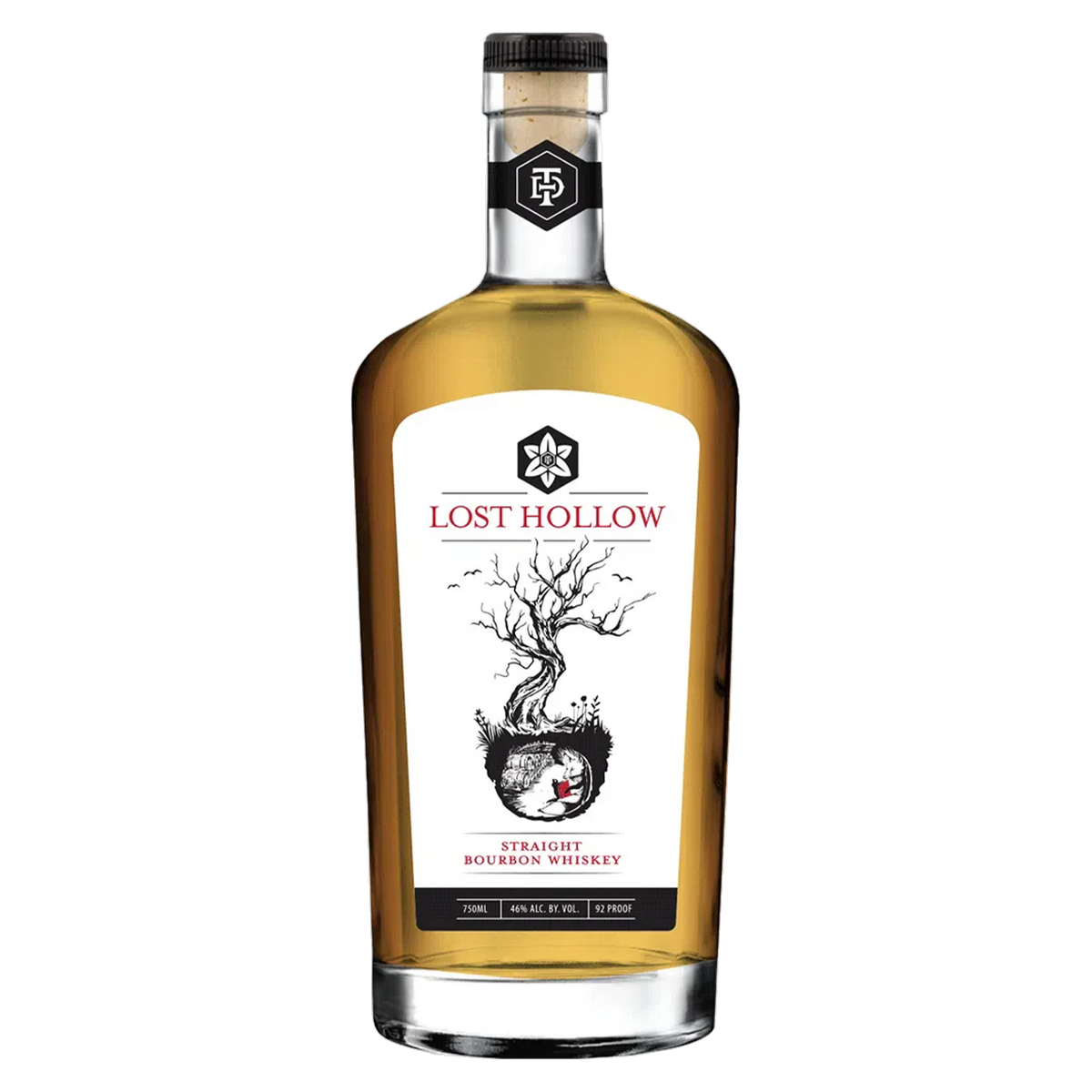 Ty Iechyd Da Lost Hollow Straight Bourbon Whiskey 750ml bottle