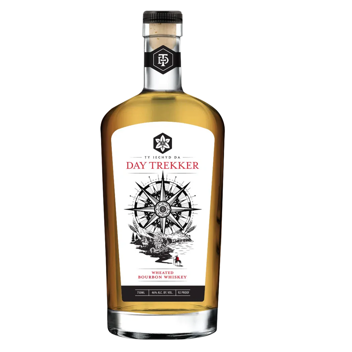 Ty Iechyd Da Day Trekker Bourbon Whiskey 750ml bottle