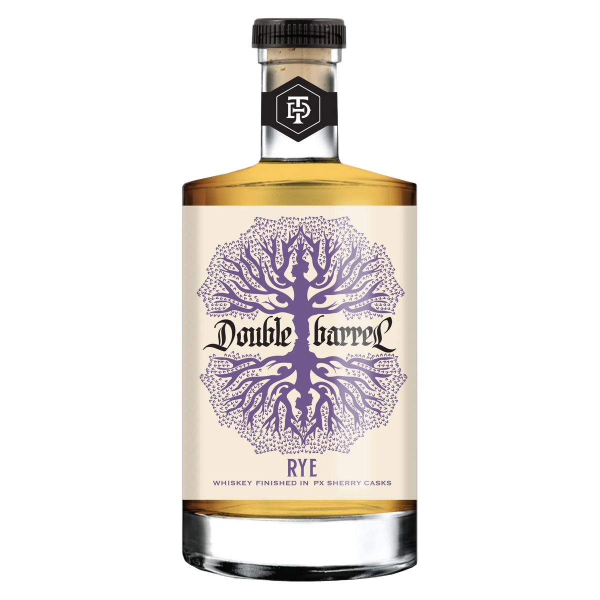 Ty Iechyd Da Double Barrel Rye Whiskey finished in PX Sherry casks, 750ml bottle