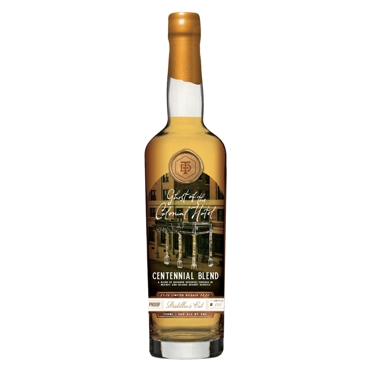 Ghost of the Colonial Hotel Centennial Blend 750ml bottle